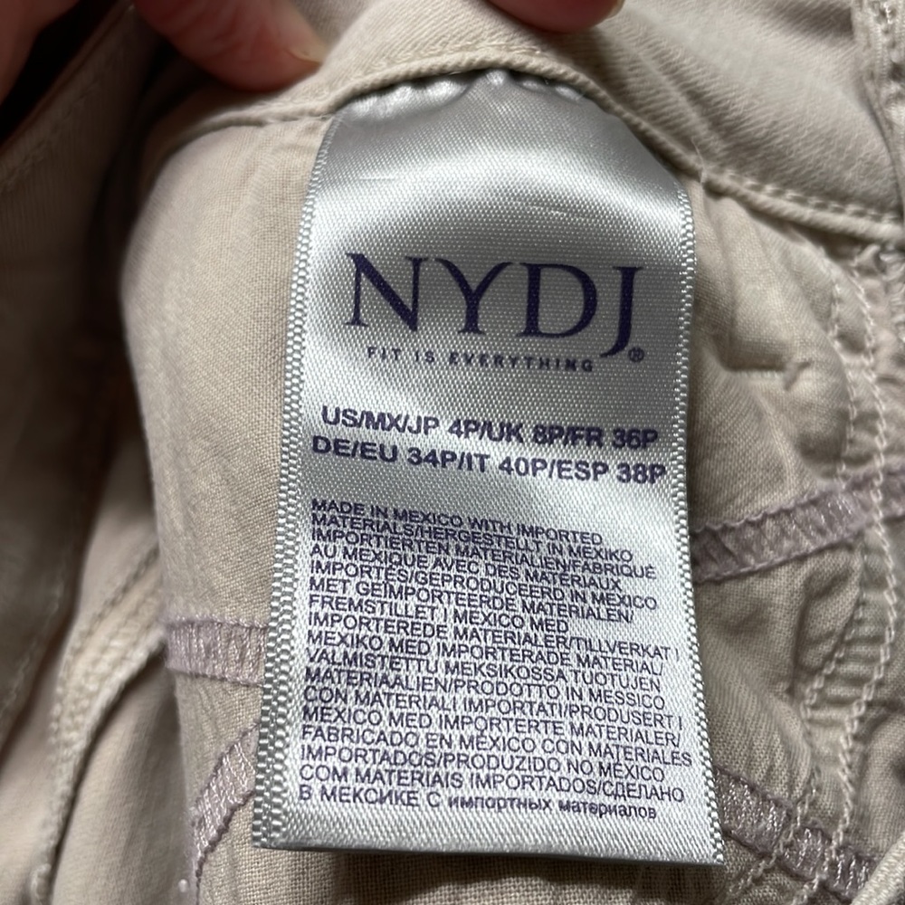 NYDJ Sheri Ankle crop raw hem - Picture 4 of 8